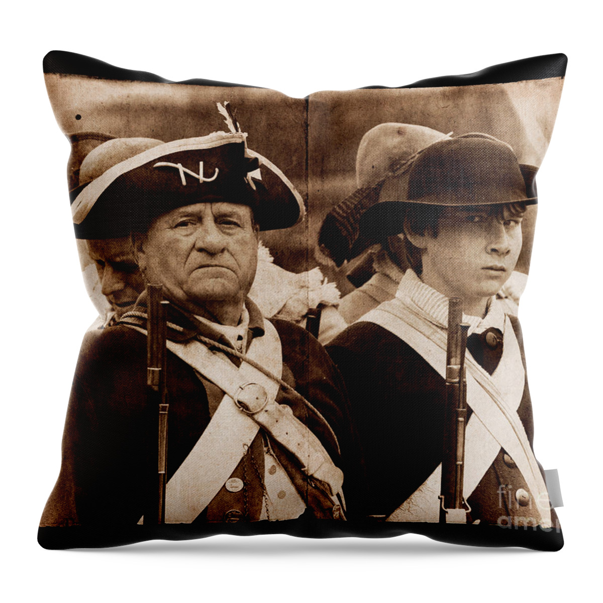 War Ages Throw Pillow featuring the photograph A War for the Ages by Mark Miller