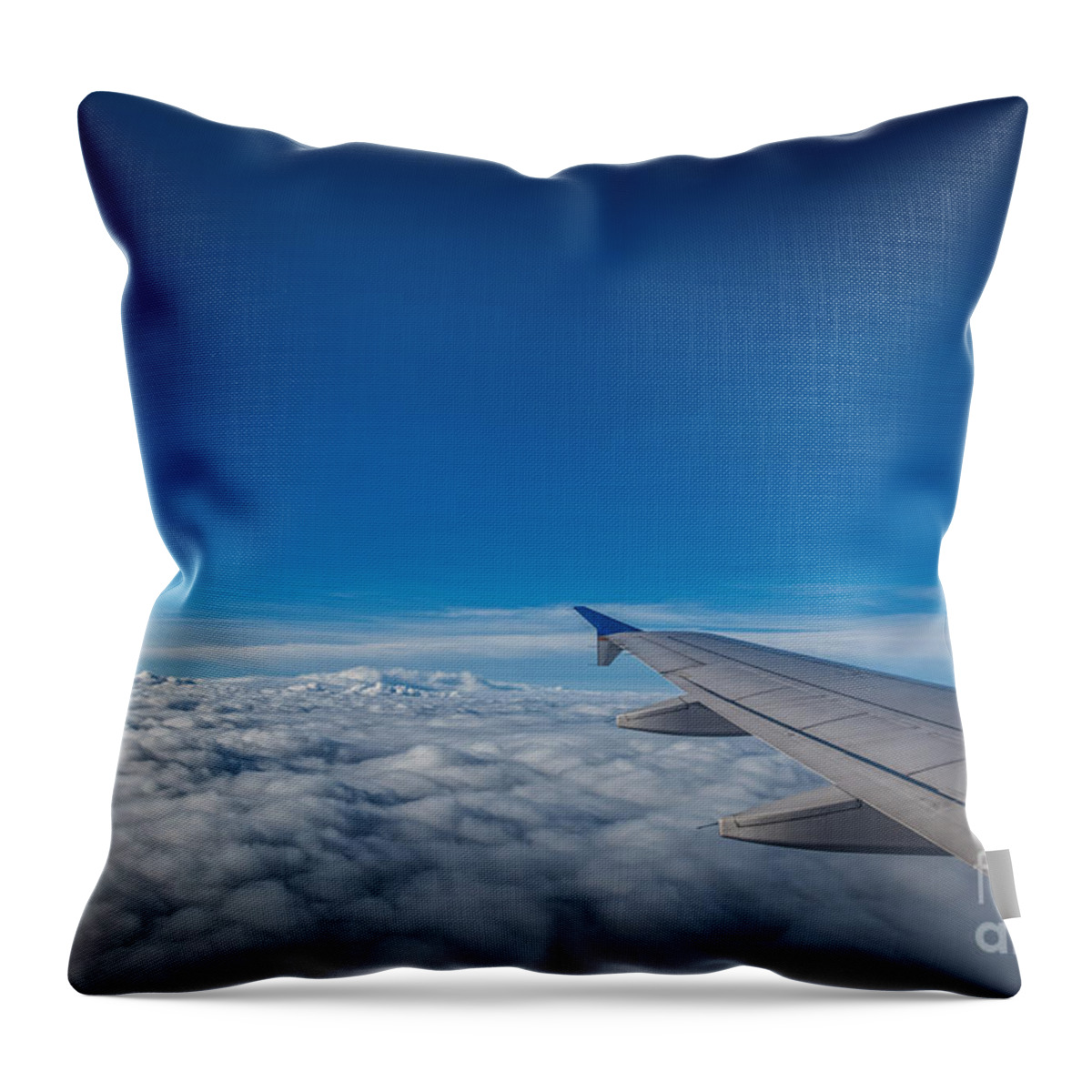 Above The Clouds Throw Pillow featuring the photograph Above The Clouds by Michael Ver Sprill