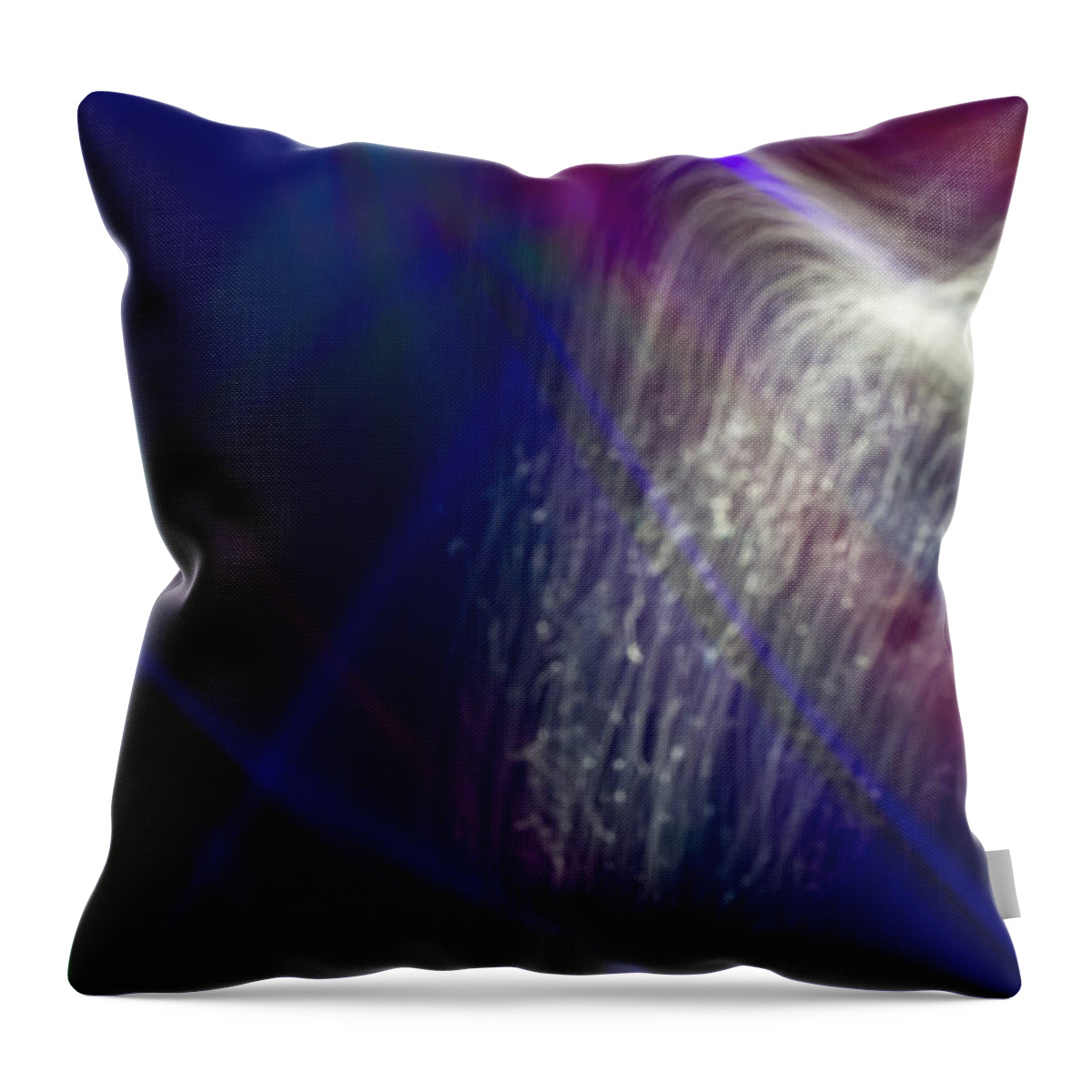 Photographic Light Painting Throw Pillow featuring the photograph Abstract 28 by Steve DaPonte