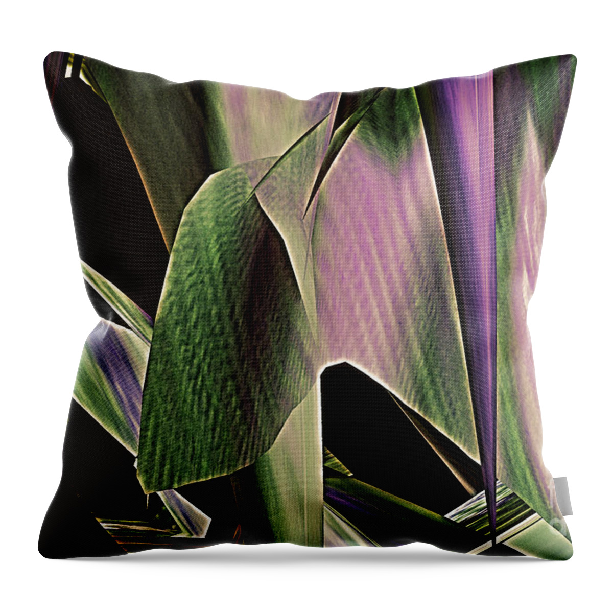Abstract Throw Pillow featuring the painting Abstract 456 by Gerlinde Keating