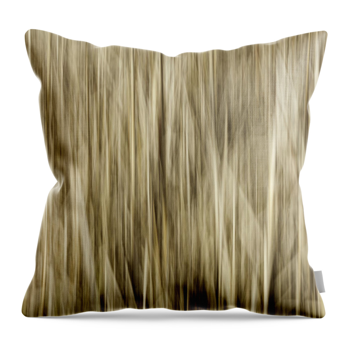 Abstract Cattails Throw Pillow featuring the photograph Abstract Cattails by Thomas Young