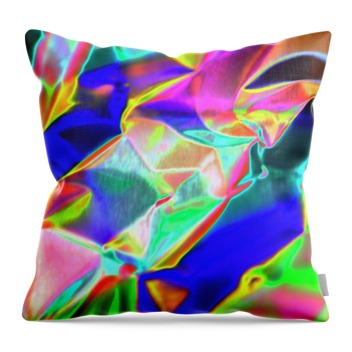 Art Throw Pillow featuring the photograph Abstract Color Art Background by Jhillphotography