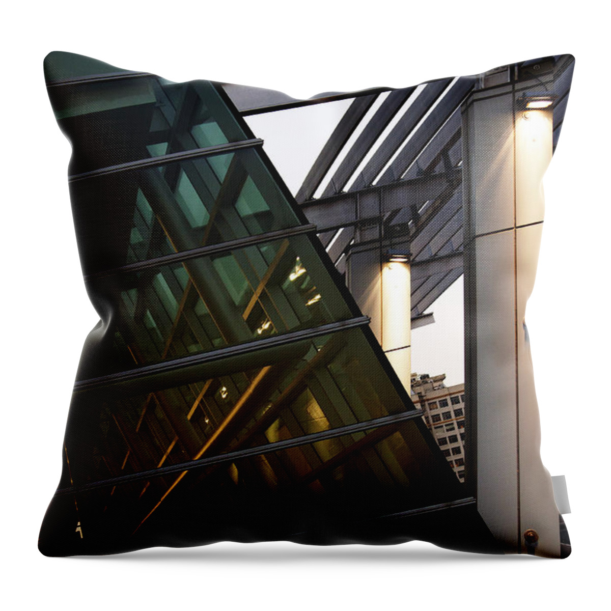 Tacoma Throw Pillow featuring the photograph Abstract by Edward Hawkins II