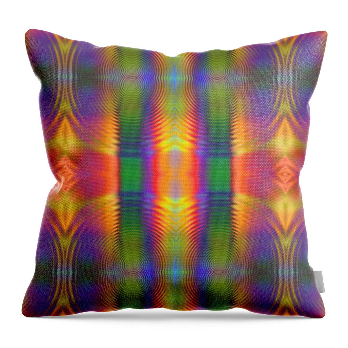 Abstract Throw Pillow featuring the digital art Abstract for Today by Lyle Hatch