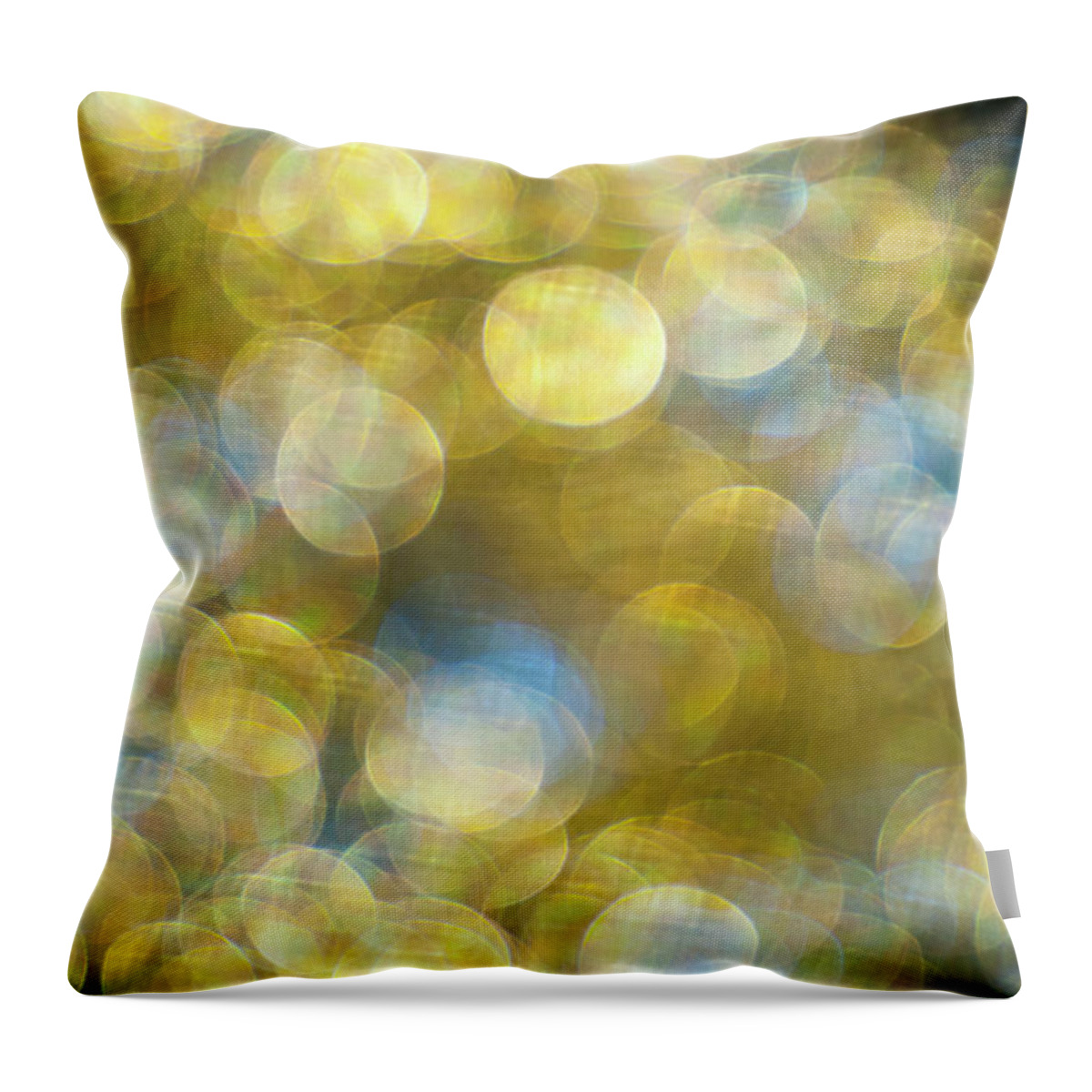 Holiday Throw Pillow featuring the photograph Abstract Spots Of Light by Brian Stablyk