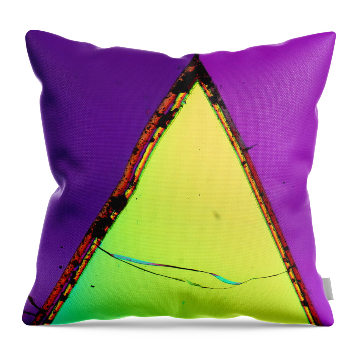 Meteorites Throw Pillow featuring the photograph Fractured Faith by Hodges Jeffery