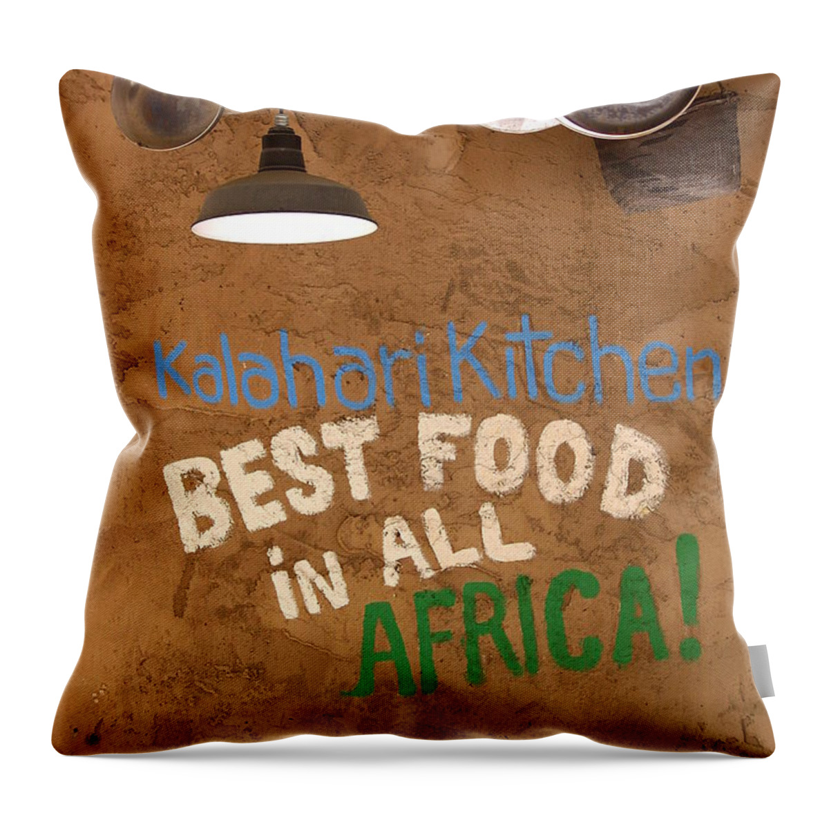 Food Throw Pillow featuring the photograph African Food by Randy Pollard