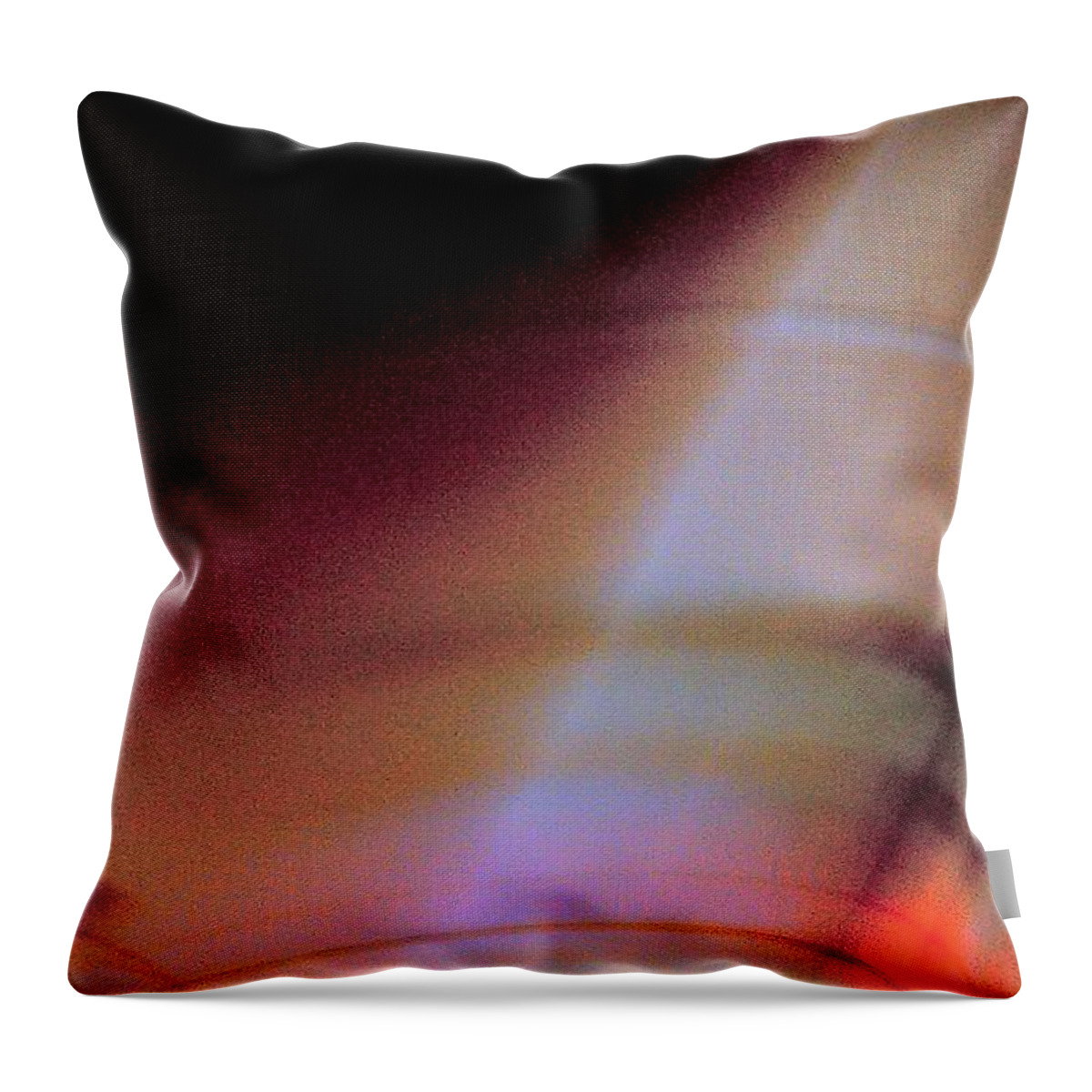 Afterglow Throw Pillow featuring the photograph Afterglow by Jacqueline McReynolds