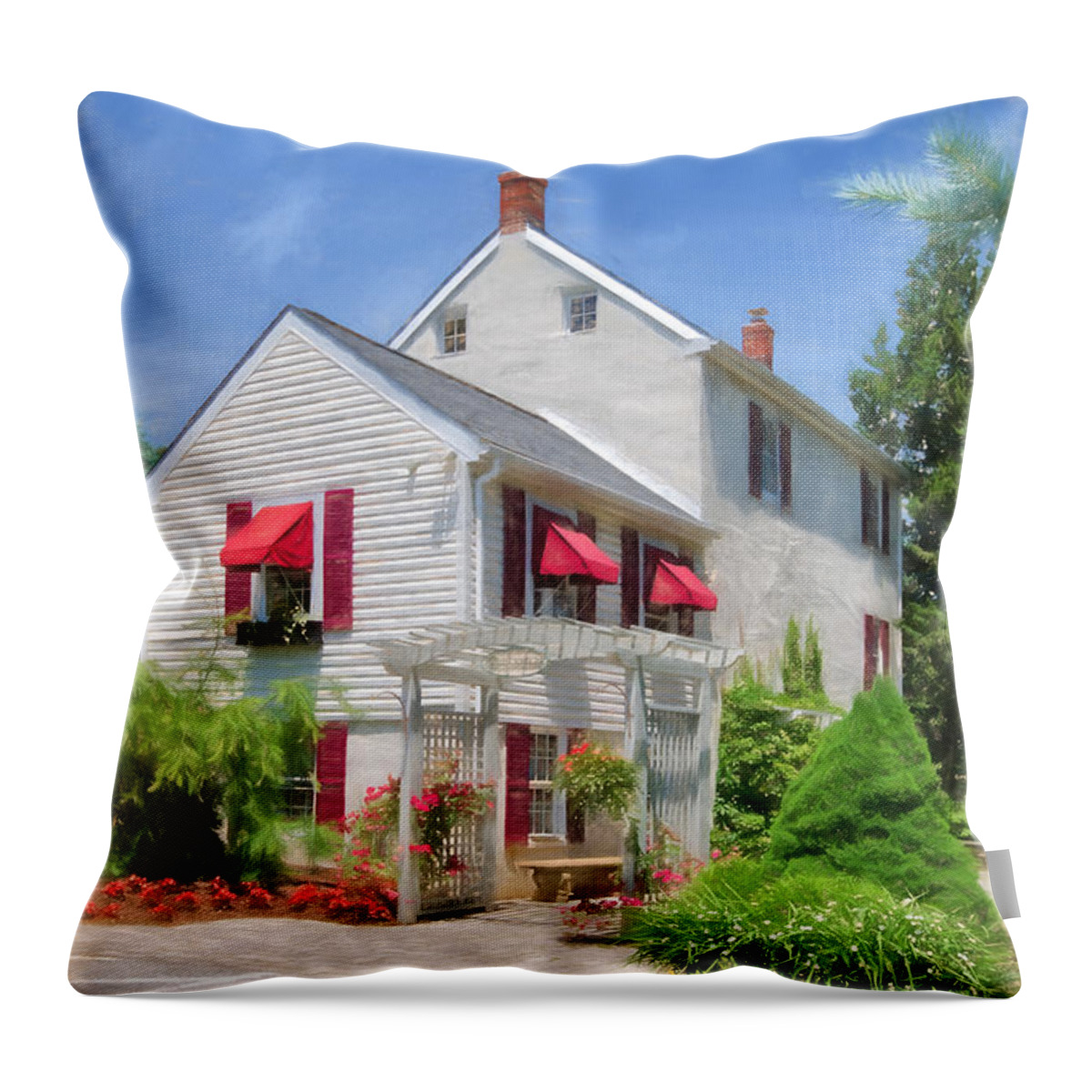 June Throw Pillow featuring the photograph Afternoon In June by Lois Bryan