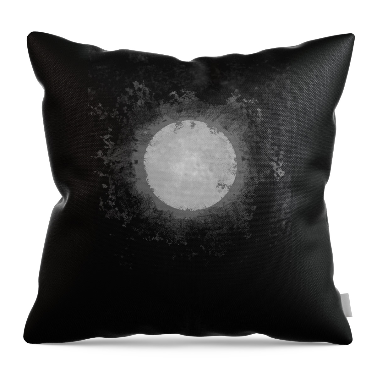 Digital Drawing Throw Pillow featuring the digital art Afterward by Carol Jacobs