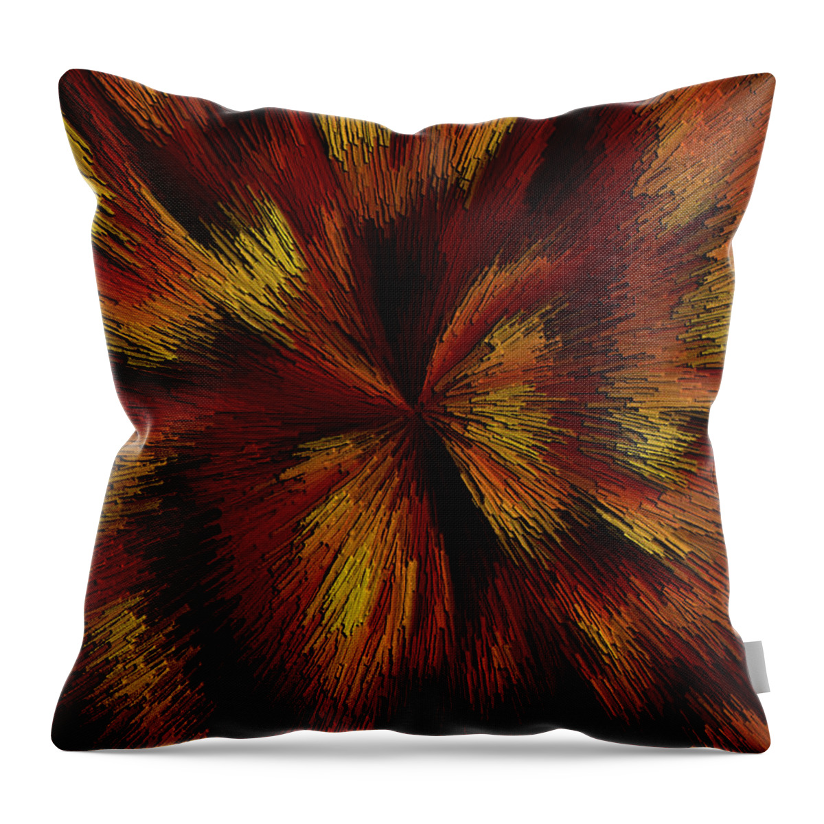 Chaos Throw Pillow featuring the digital art Ahelud by Jeff Iverson