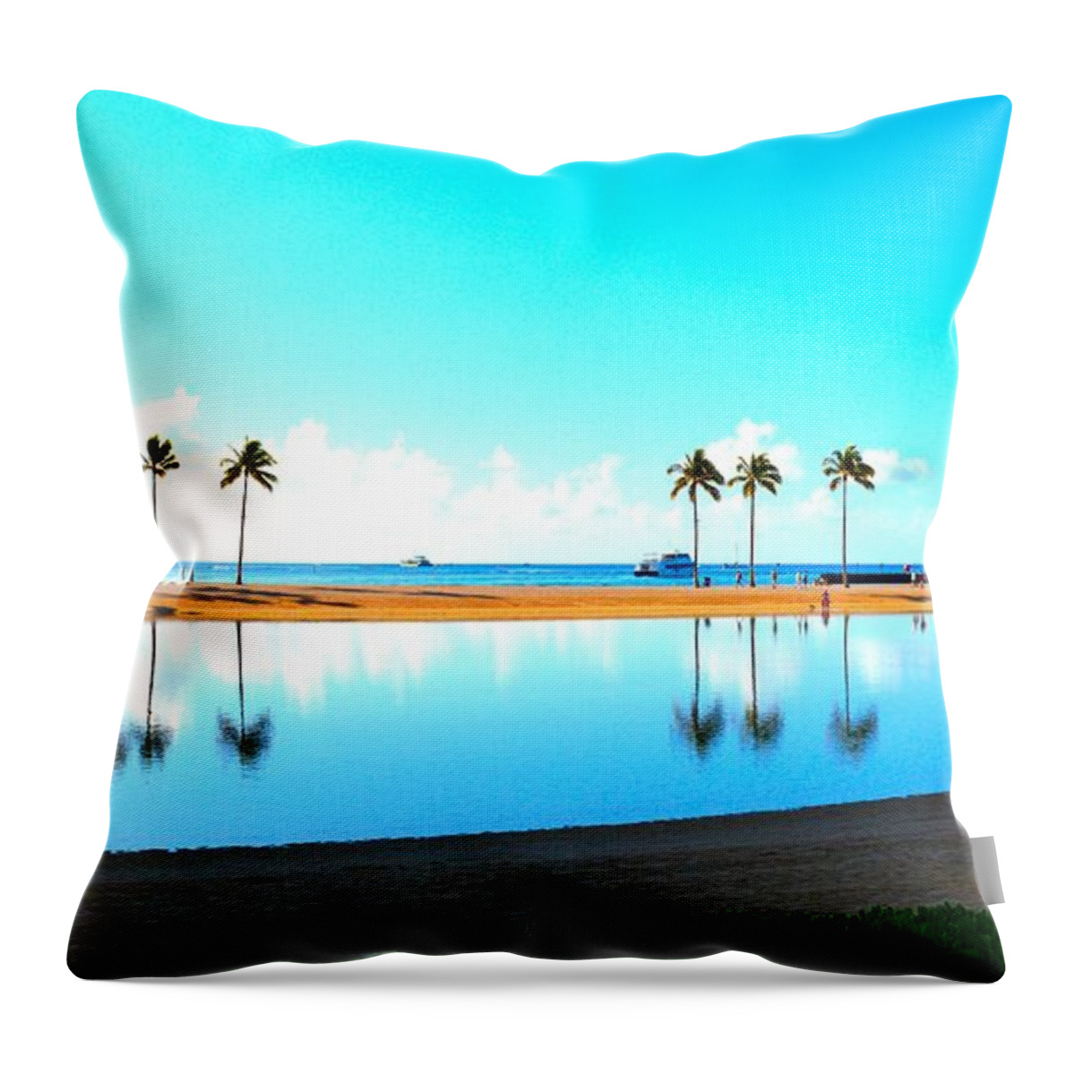 Reflection Throw Pillow featuring the photograph Peaceful Reflections by Jeremy Hall