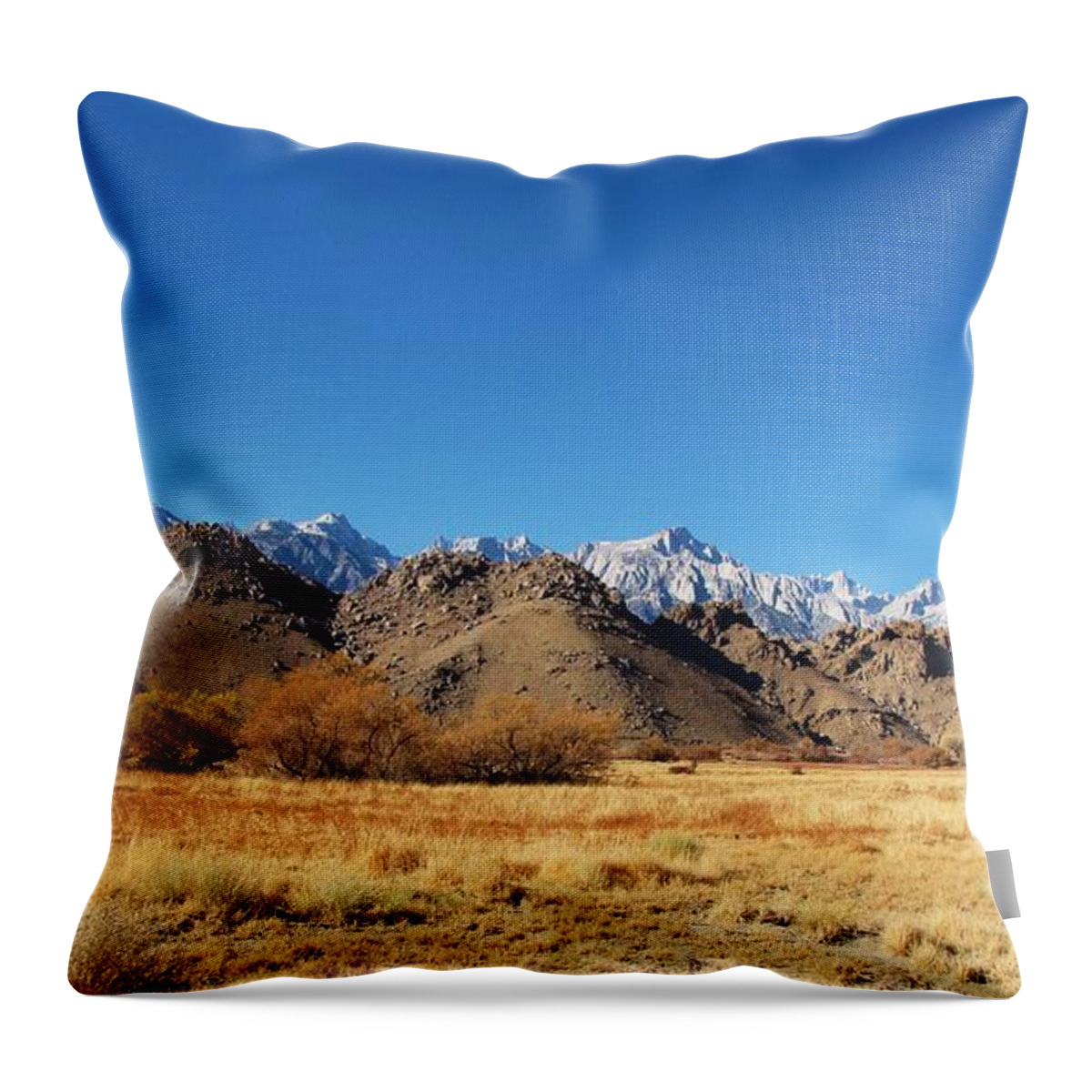 Alabama Hills Throw Pillow featuring the photograph Alabama Hills by Michele Penner