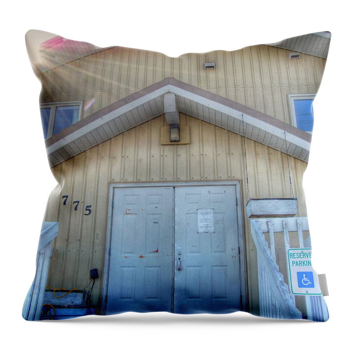 Alaska Throw Pillow featuring the photograph Alaskan Church by Bill Hamilton
