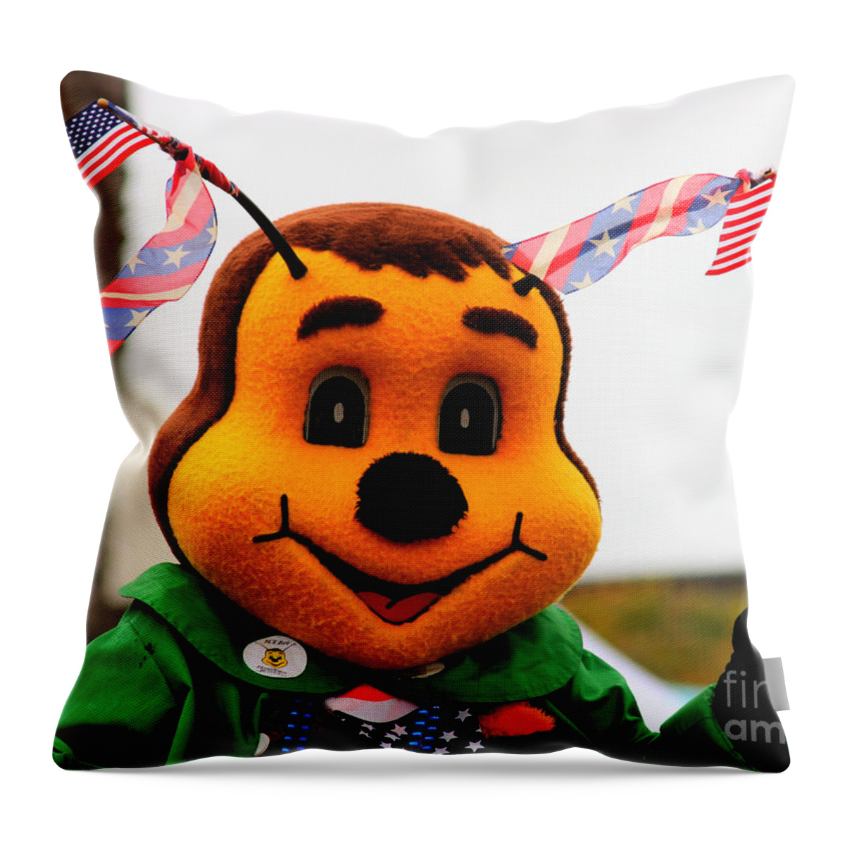 Love Throw Pillow featuring the photograph American Celebration by Tap On Photo