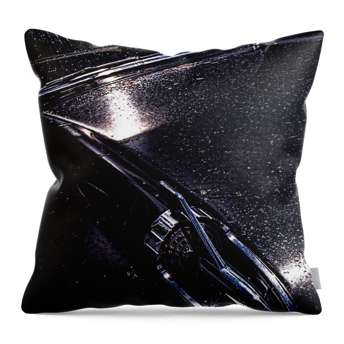 Car Throw Pillow featuring the photograph American Classic by David Kay