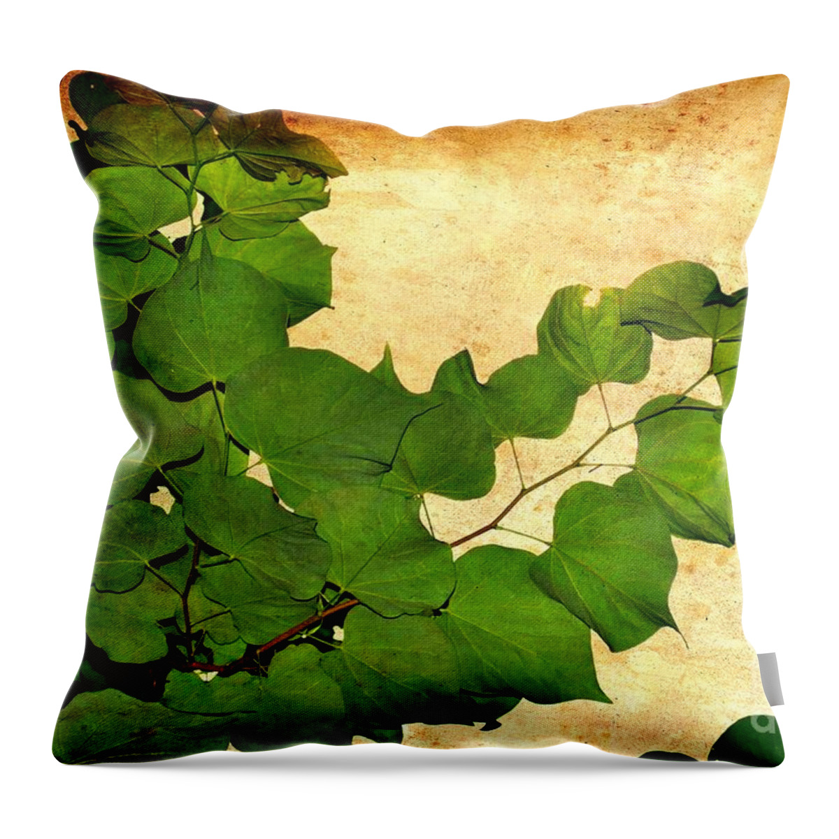 Tree Throw Pillow featuring the photograph American Redbud by Denise Tomasura