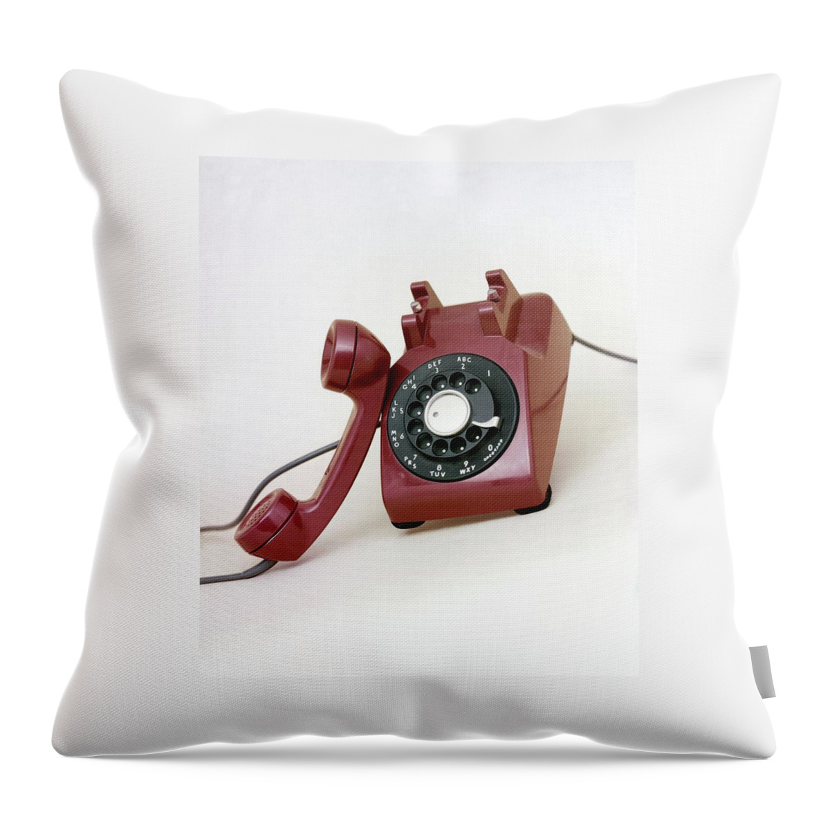 An Old Telephone Throw Pillow