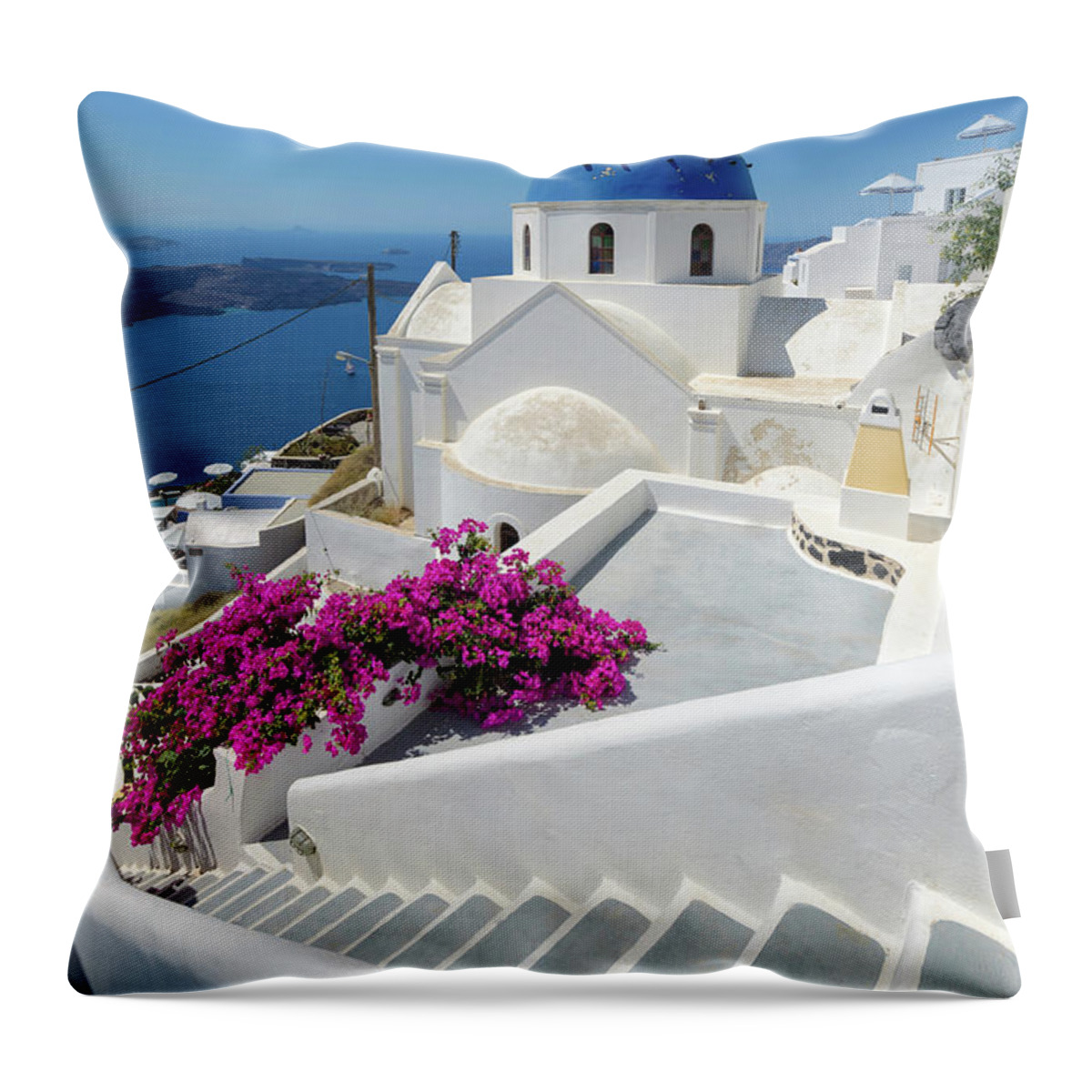 Steps Throw Pillow featuring the photograph Anastasi Church by Photography By Maico Presente