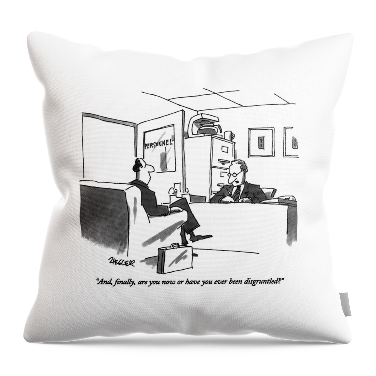 And, Finally, Are You Now Or Throw Pillow