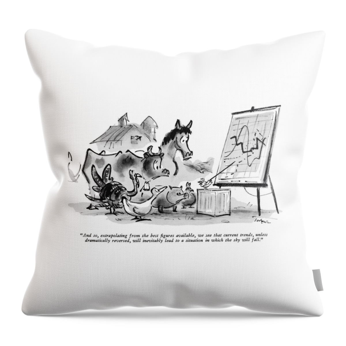 And So, Extrapolating From The Best Figures Throw Pillow