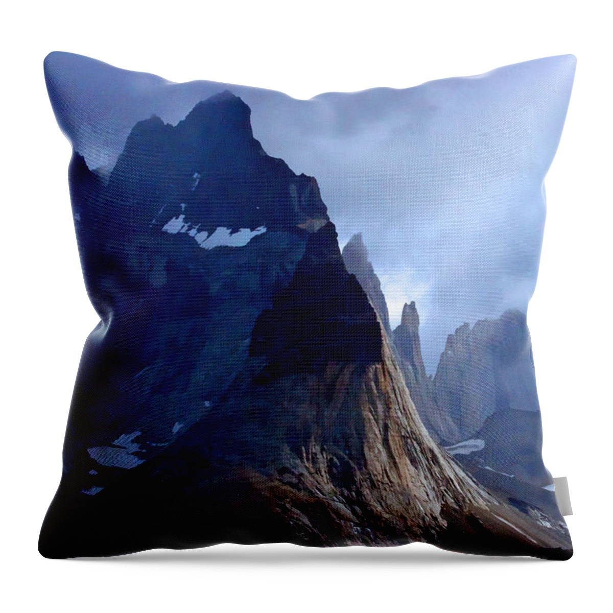 Mountains Throw Pillow featuring the photograph Andes' by Tap On Photo