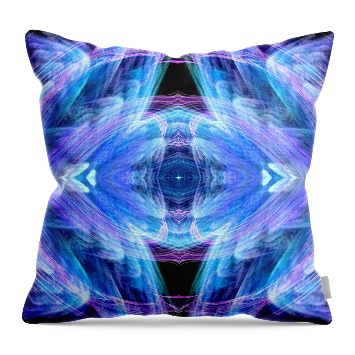 Angel Throw Pillow featuring the digital art Angel of Intuition by Diana Haronis