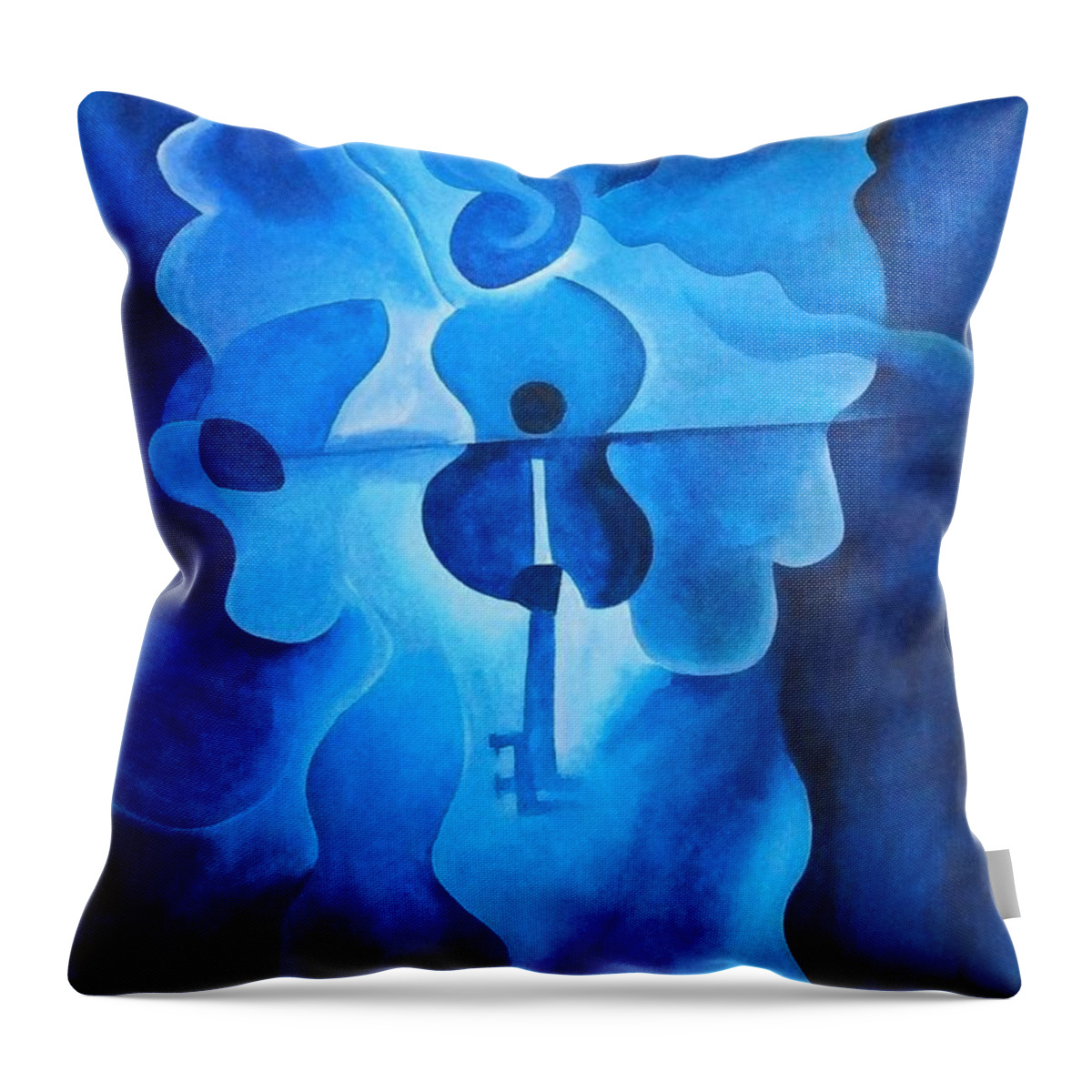 Haiti Throw Pillow featuring the painting Angelic Concerto by Patricia Brintle