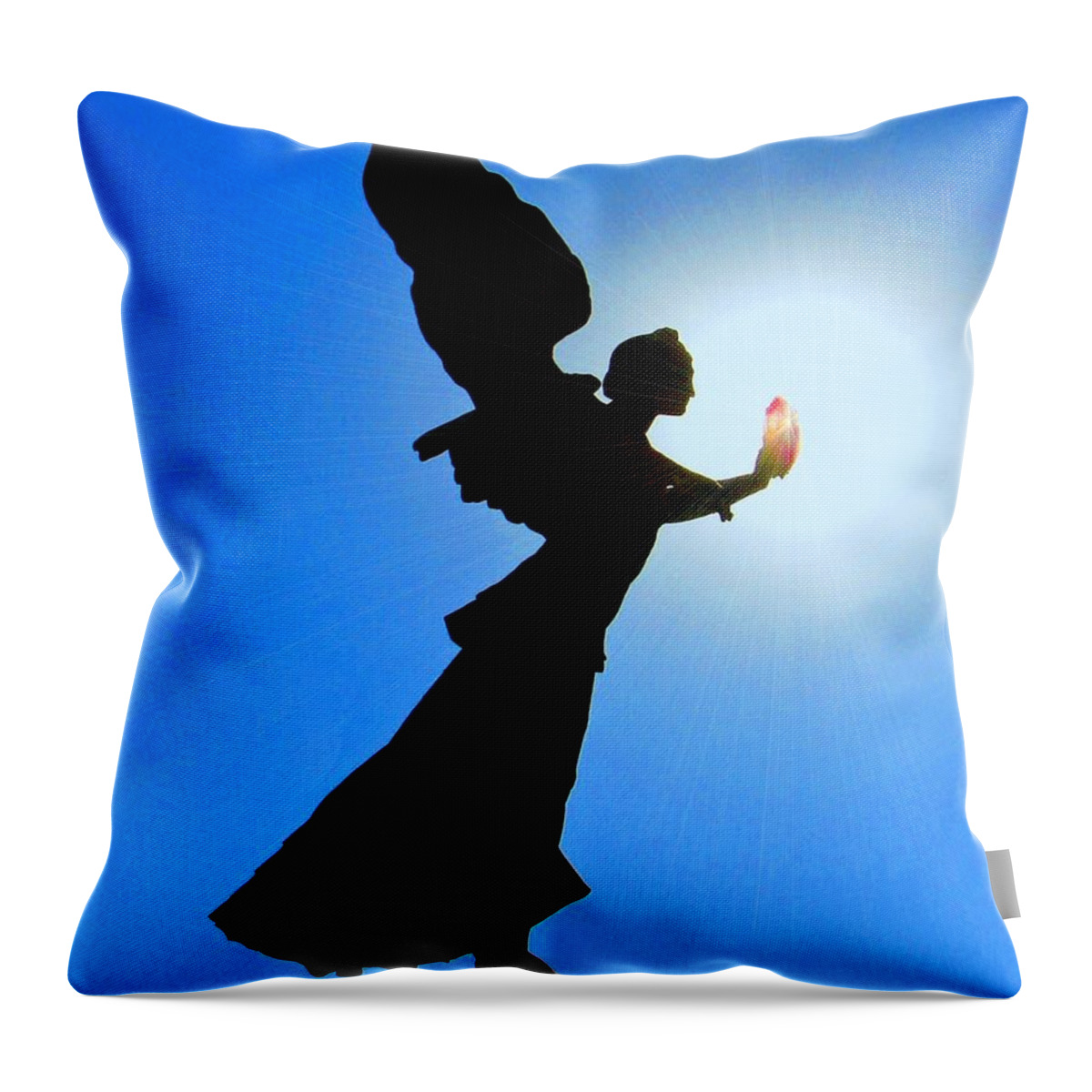 Angel Throw Pillow featuring the photograph Angelic by Patrick Witz