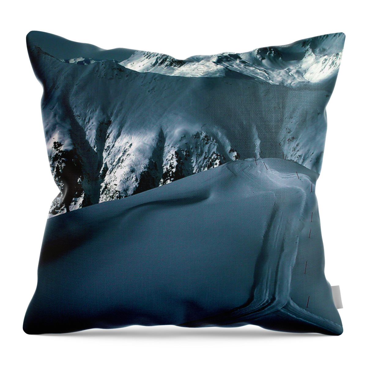 Colette Throw Pillow featuring the photograph Another Late Day in the Mountains by Colette V Hera Guggenheim
