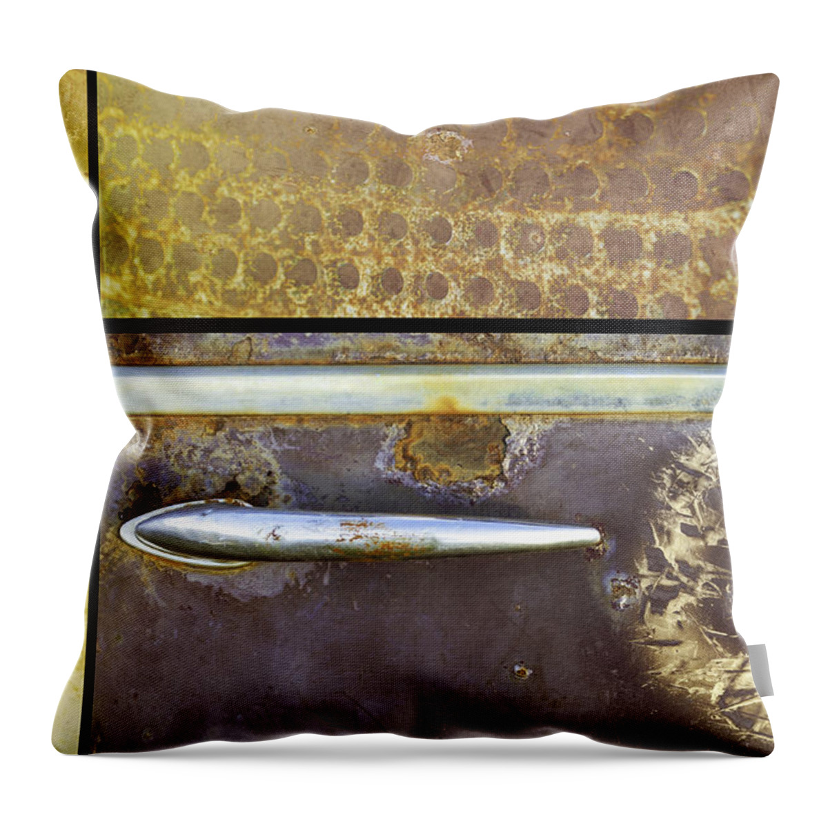 Rust Throw Pillow featuring the photograph AP Mix 2 by Fran Riley