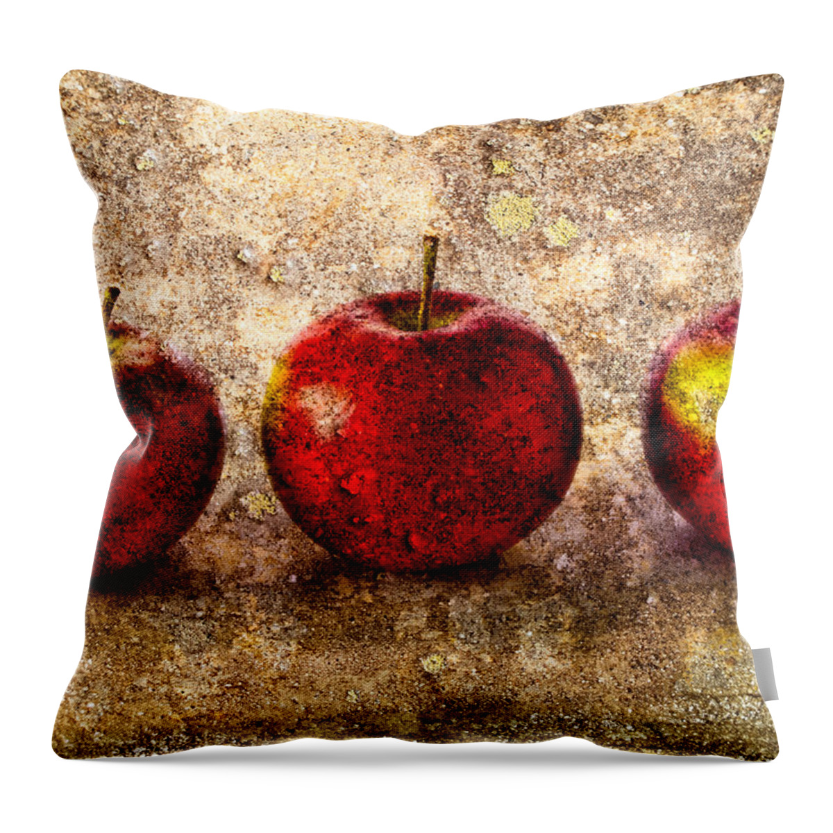 Apple Throw Pillow featuring the photograph Apple by Bob Orsillo