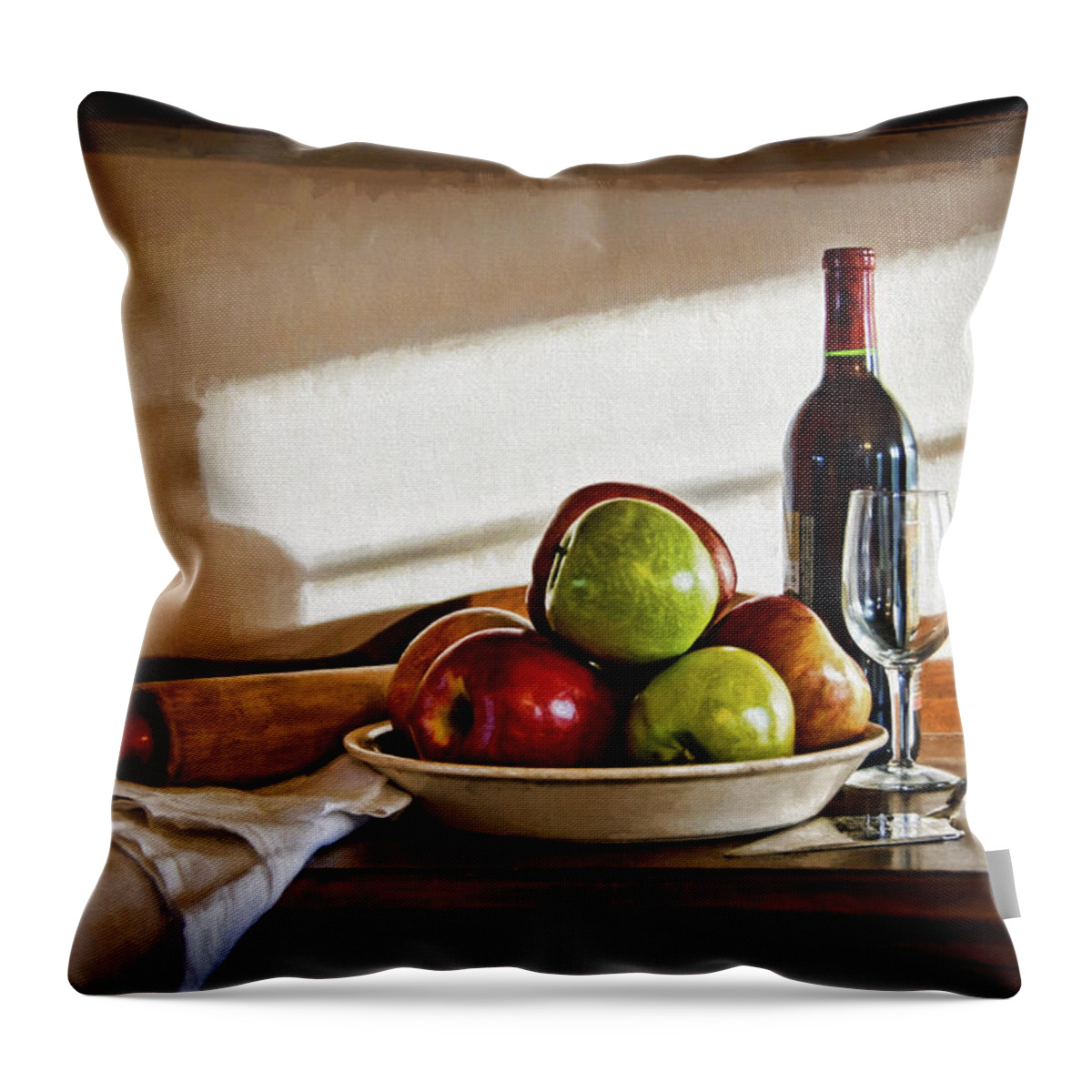 apple Pie Throw Pillow featuring the photograph Apple Pie by Cricket Hackmann