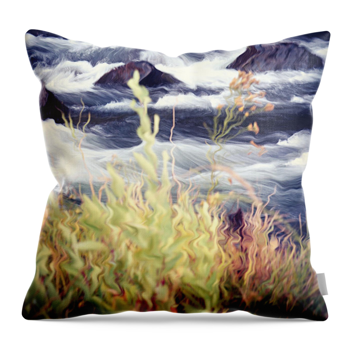 Applegate River Throw Pillow featuring the photograph Applegate River by Melanie Lankford Photography