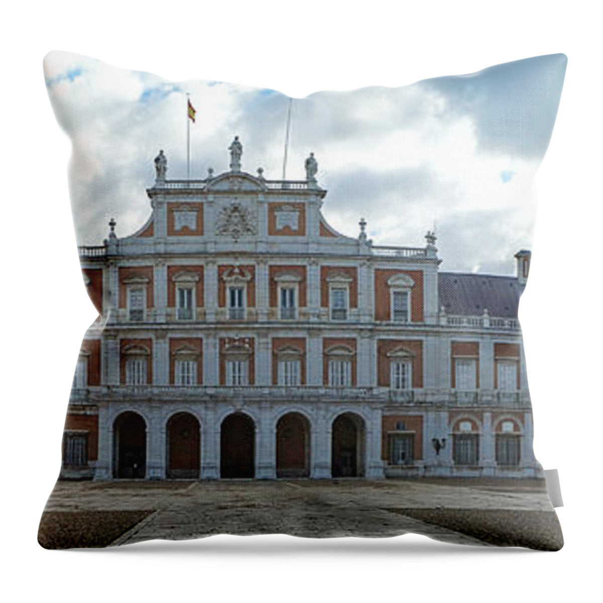 Europe Throw Pillow featuring the photograph Aranjuez court Spain by Rudi Prott