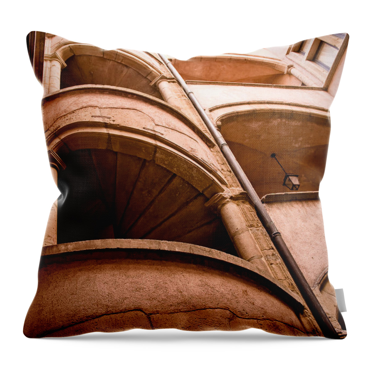 Europe Throw Pillow featuring the photograph Architecture of Lyon by All Around The World