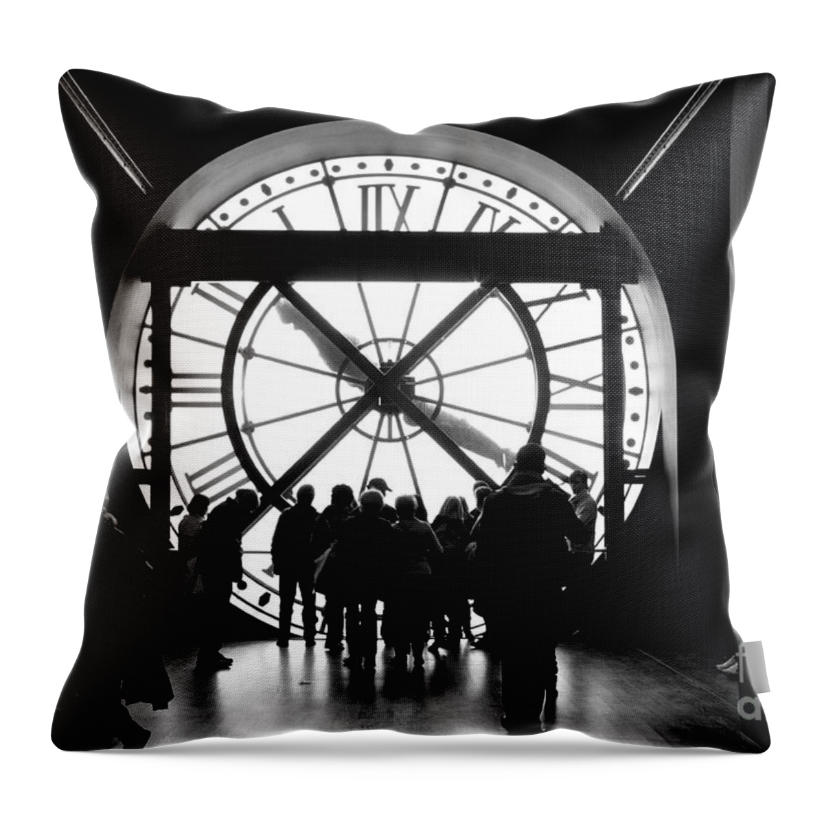 Time Throw Pillow featuring the photograph Are We In Time... by Donato Iannuzzi