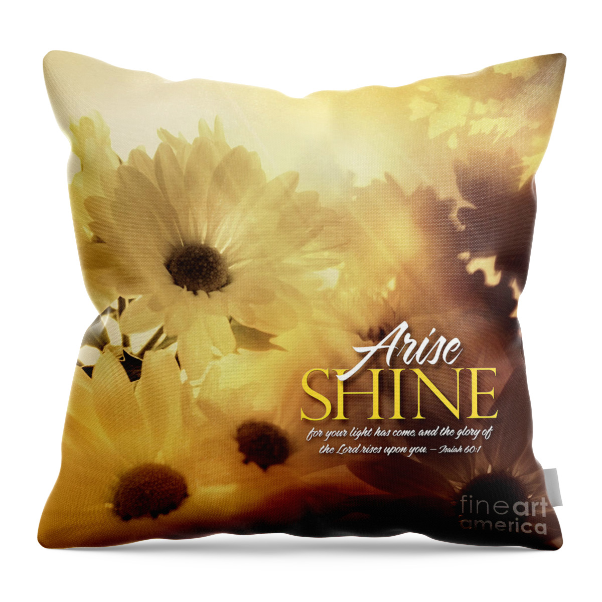 Arise Shine Throw Pillow featuring the photograph Arise Shine by Shevon Johnson