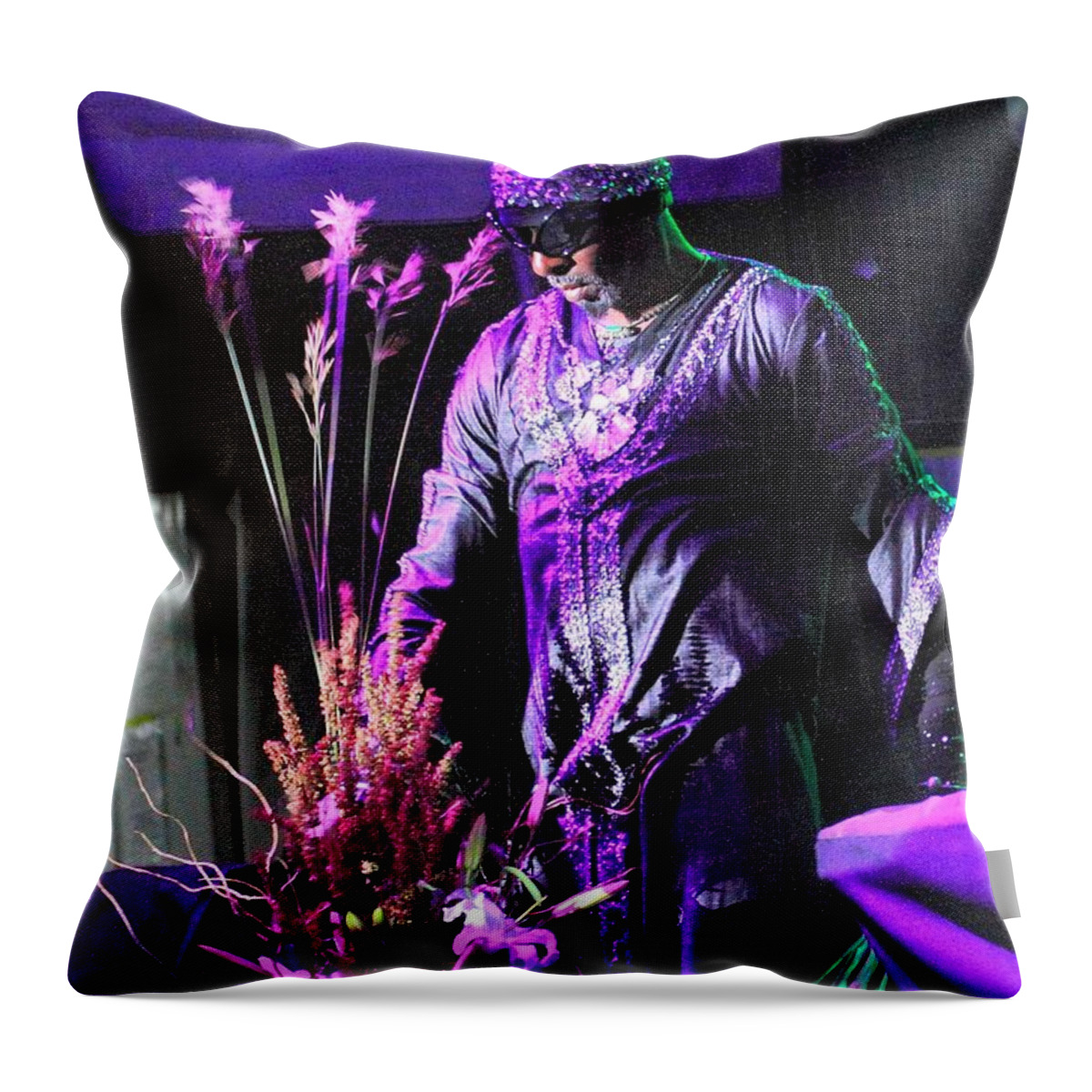 Artist Rw2k14 Throw Pillow featuring the photograph Artist RW2K14 by PJQandFriends Photography