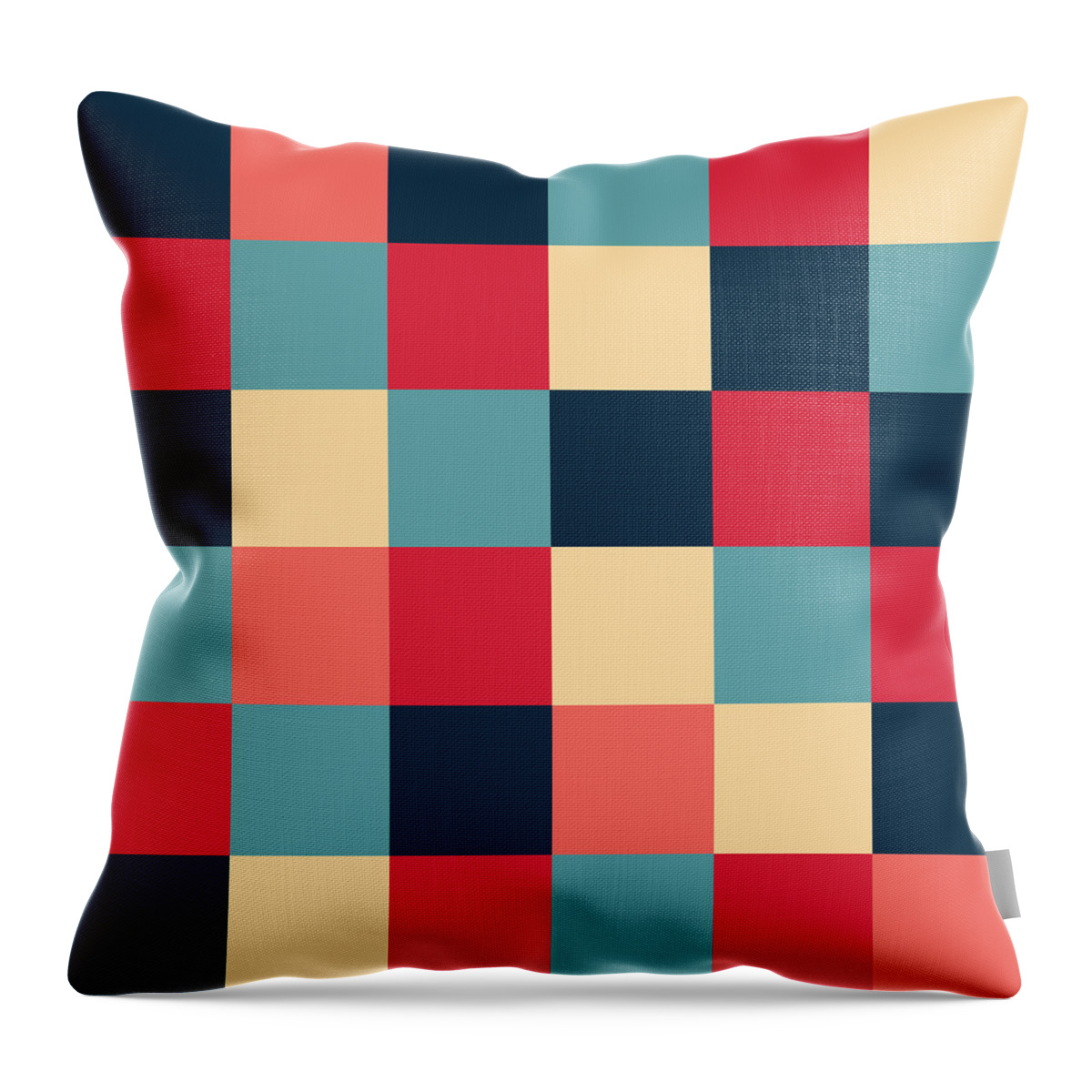 Abstract Throw Pillow featuring the digital art Artwork Pattern by Mike Taylor