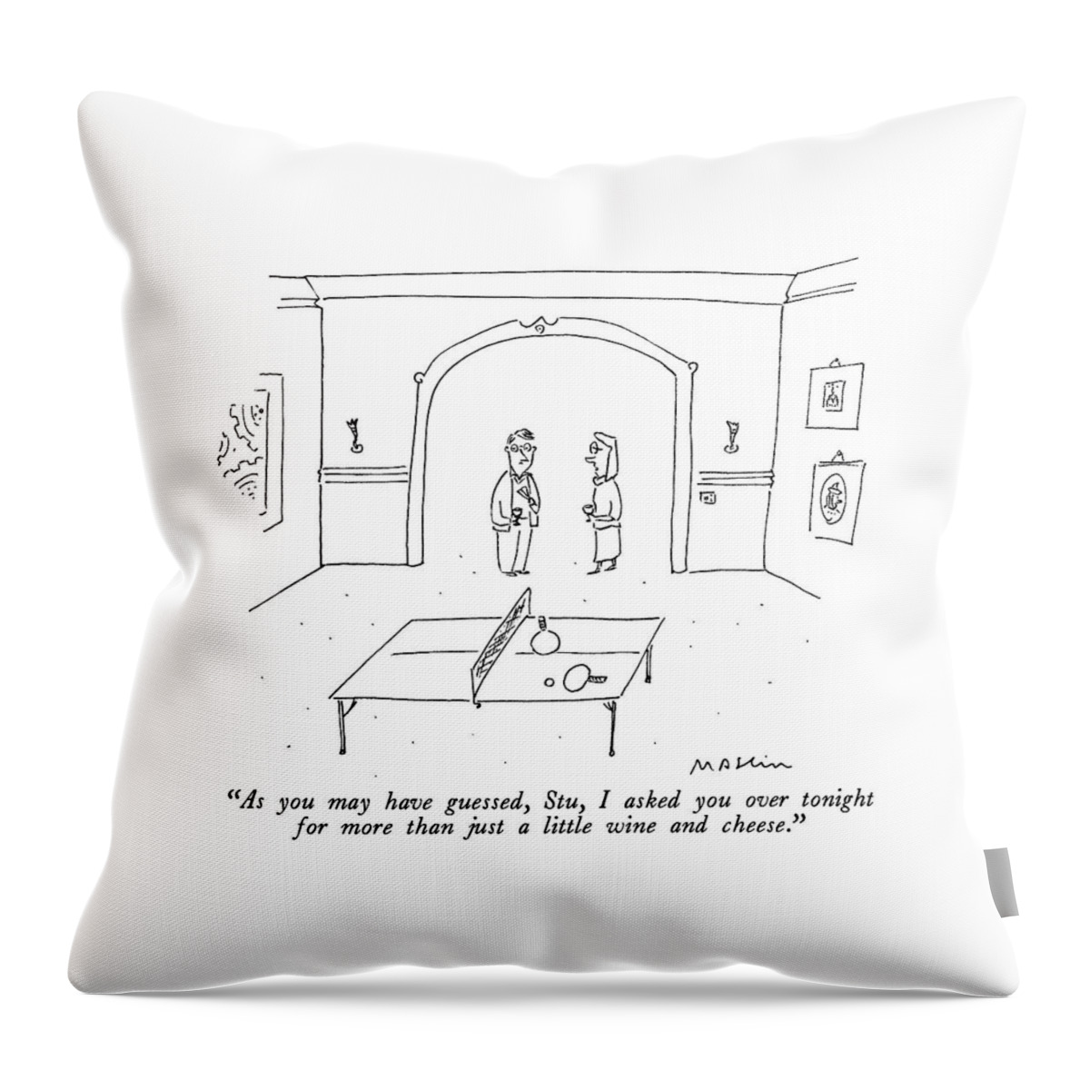 As You May Have Guessed Throw Pillow