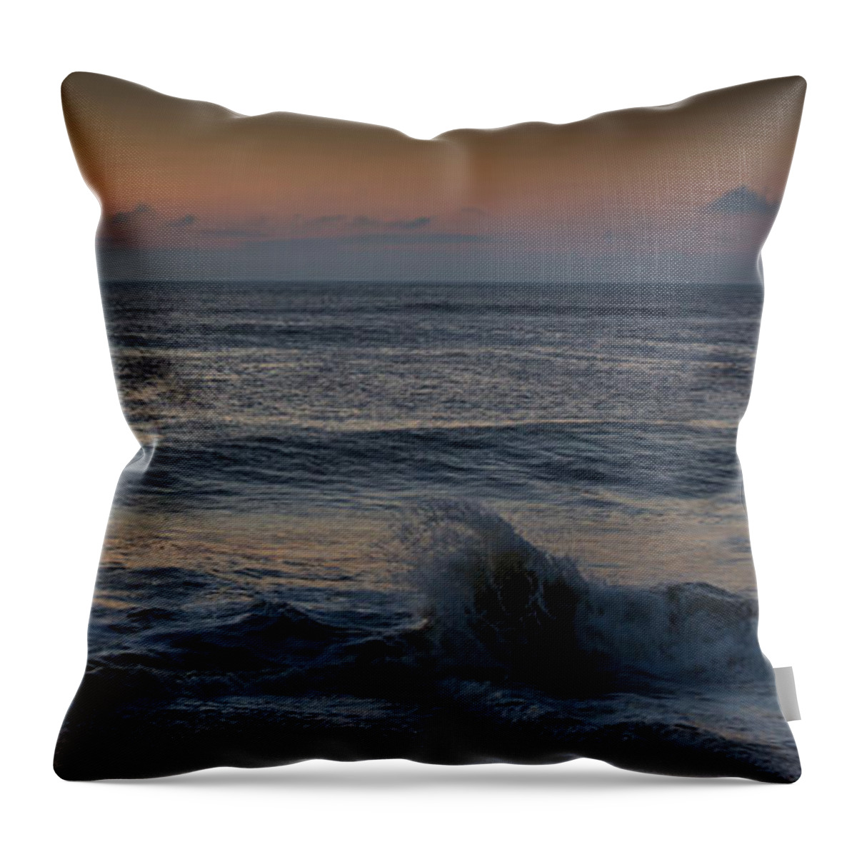 Assateague Throw Pillow featuring the photograph Assateague Waves by Photographic Arts And Design Studio