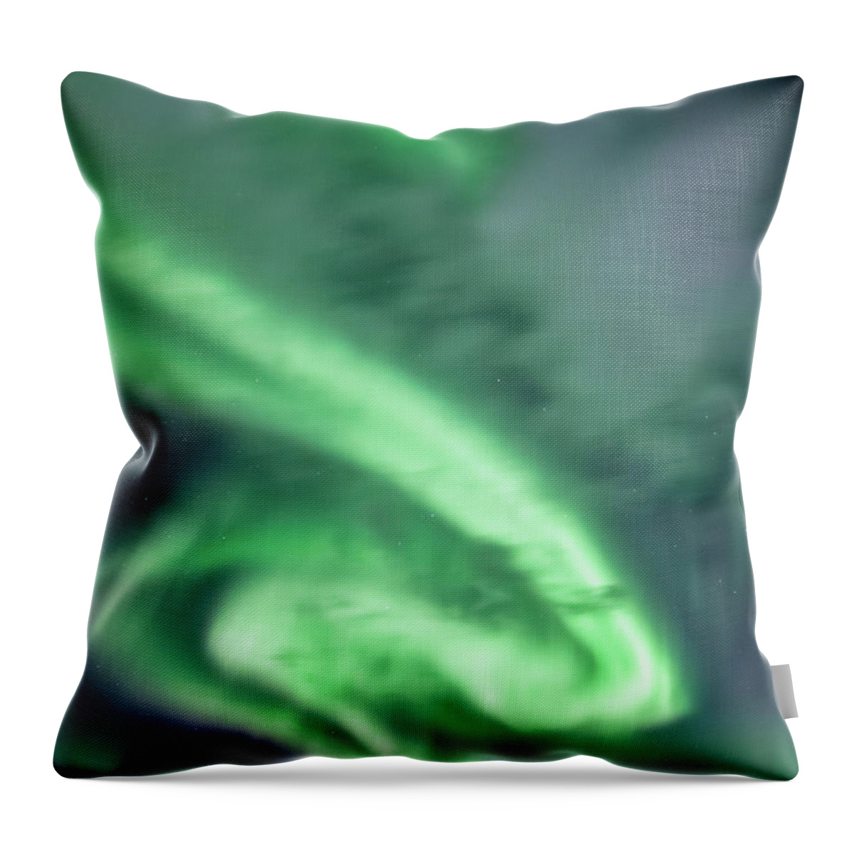 Scenics Throw Pillow featuring the photograph Aurora In The Clouds by Friðþjófur M.