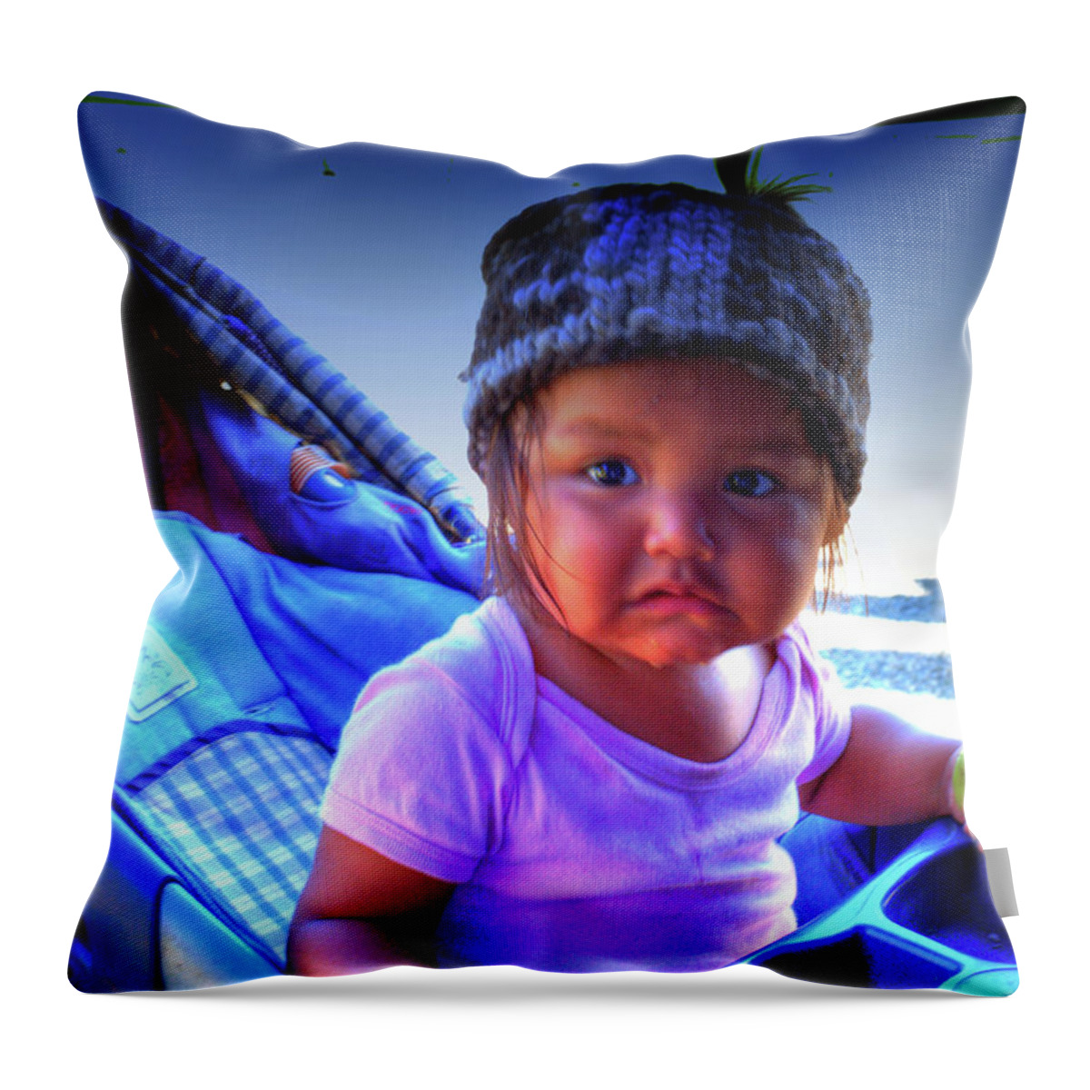 Baby Throw Pillow featuring the photograph Baby You Lookin Good by Lawrence Christopher