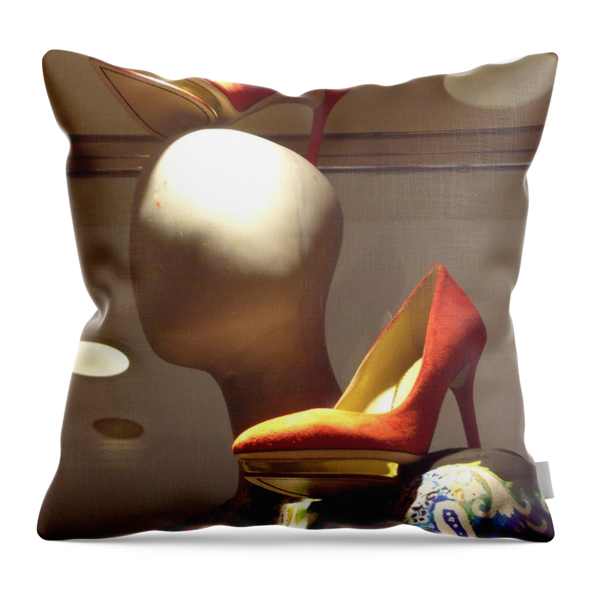 Surrealism Throw Pillow featuring the photograph Balanced 2 by Lyric Lucas