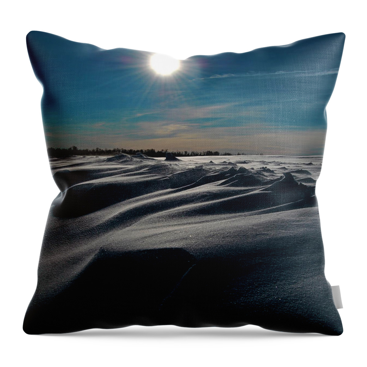 Sky Throw Pillow featuring the photograph Battling For Melt by J C