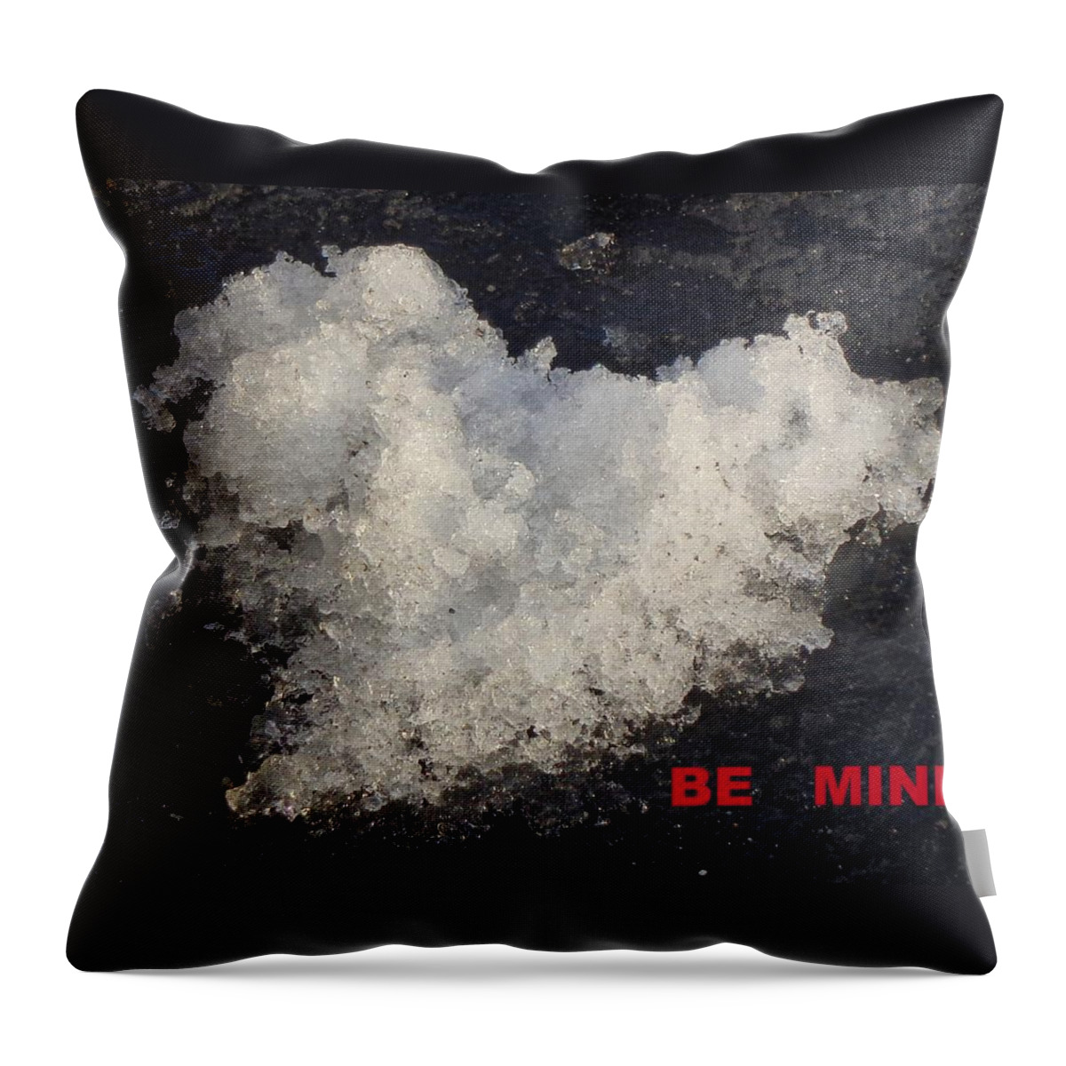 Heart Throw Pillow featuring the photograph Be Mine by Christina Verdgeline