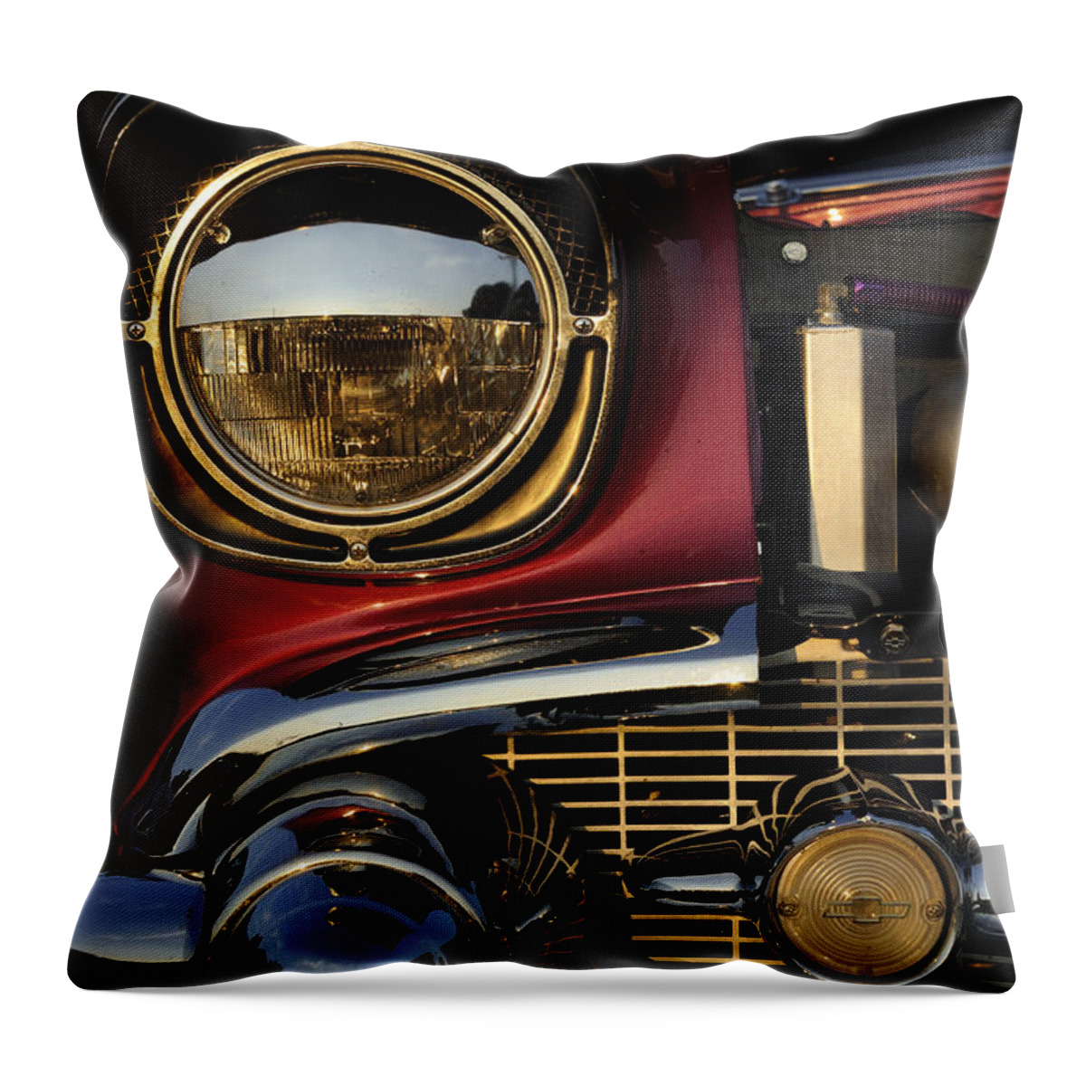 1957 Throw Pillow featuring the photograph Beaming by Luke Moore
