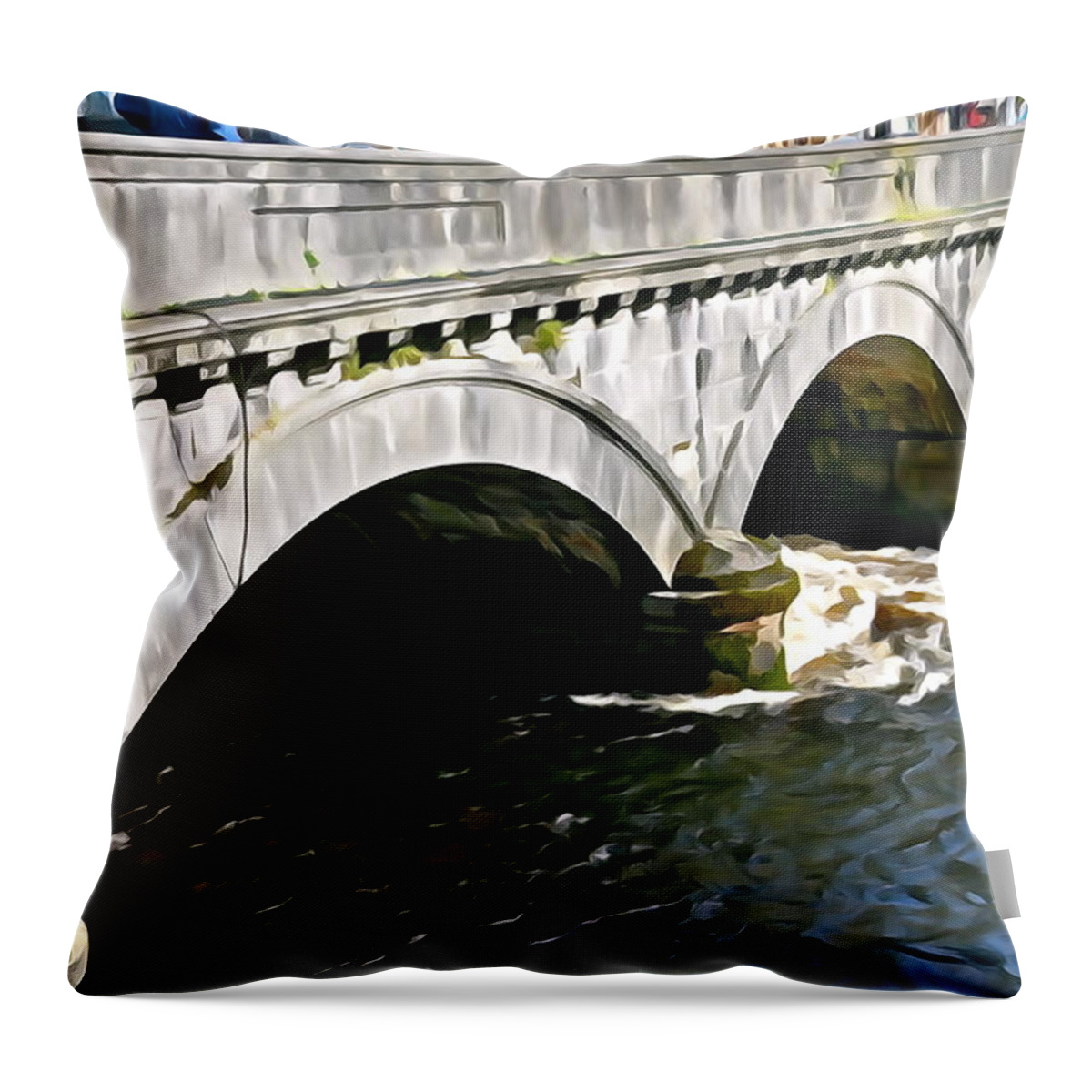 Sligo Throw Pillow featuring the photograph Beautiful Bridge by Norma Brock
