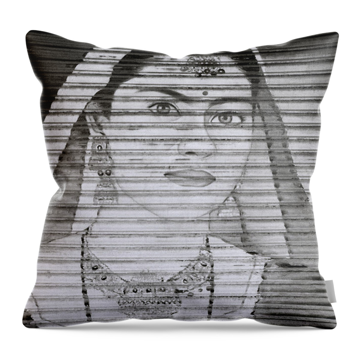 Desire Throw Pillow featuring the photograph A Beautiful Woman by Shaun Higson